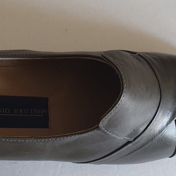 New Men's Giorgio Brutini cuban heel loafers - Picture 7 of 9